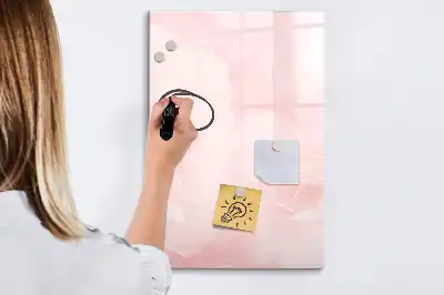 Magnetinė sauso valymo lenta su rožių raštu