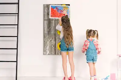 Magnetinė sauso valymo lenta saulėgrąžos ant medžio