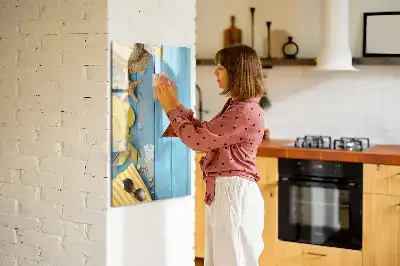 Magnetinė sauso valymo lenta paplūdimio reikmenų dizaino