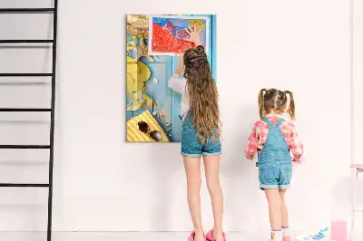 Magnetinė sauso valymo lenta paplūdimio reikmenų dizaino