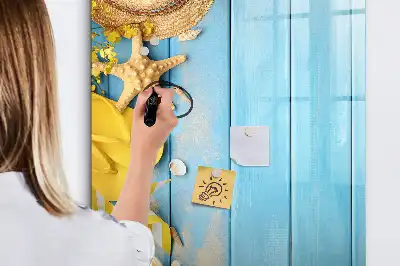 Magnetinė sauso valymo lenta paplūdimio reikmenų dizaino