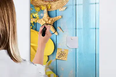 Magnetinė sauso valymo lenta paplūdimio reikmenų dizaino