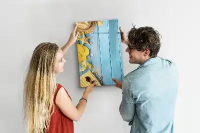 Magnetinė sauso valymo lenta paplūdimio reikmenų dizaino