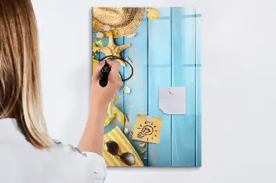 Magnetinė sauso valymo lenta paplūdimio reikmenų dizaino