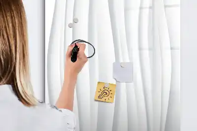 Magnetinė sauso valymo lenta abstrakčių linijų raštas
