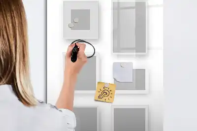 Magnetinė sauso valymo lenta su nuotraukų rėmeliais