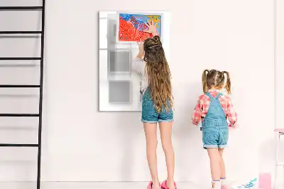 Magnetinė sauso valymo lenta su nuotraukų rėmeliais