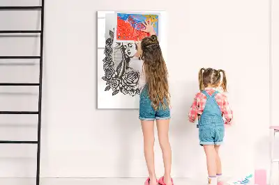 Magnetinė sauso valymo lenta Gvadalupės Švč. Mergelės Marijos motyvas