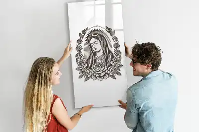 Magnetinė sauso valymo lenta Gvadalupės Švč. Mergelės Marijos motyvas