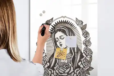 Magnetinė sauso valymo lenta Gvadalupės Švč. Mergelės Marijos motyvas