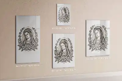 Magnetinė sauso valymo lenta Gvadalupės Švč. Mergelės Marijos motyvas