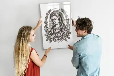 Magnetinė sauso valymo lenta Gvadalupės Švč. Mergelės Marijos motyvas