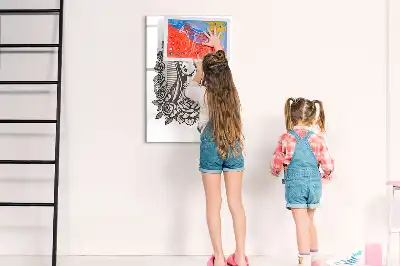 Magnetinė sauso valymo lenta Gvadalupės Švč. Mergelės Marijos motyvas