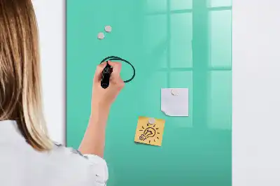Magnetinė sauso valymo lenta turkio spalvos