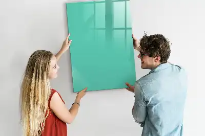 Magnetinė sauso valymo lenta turkio spalvos