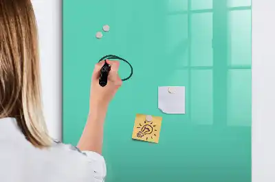 Magnetinė sauso valymo lenta turkio spalvos