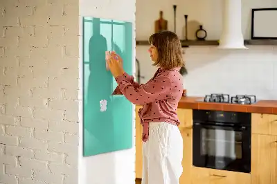 Magnetinė sauso valymo lenta turkio spalvos