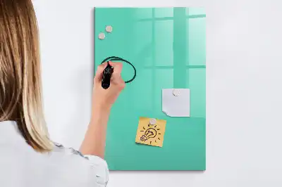Magnetinė sauso valymo lenta turkio spalvos