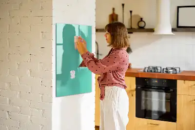 Magnetinė sauso valymo lenta turkio spalvos