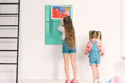 Magnetinė sauso valymo lenta turkio spalvos
