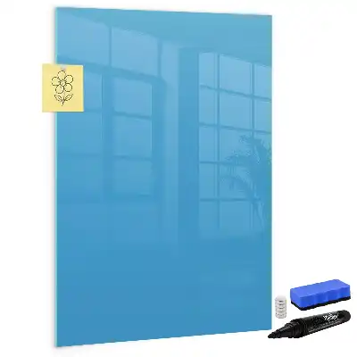 Magnetinė sauso valymo lenta šviesiai mėlyna
