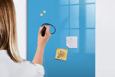 Magnetinė sauso valymo lenta šviesiai mėlyna