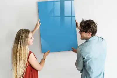 Magnetinė sauso valymo lenta šviesiai mėlyna