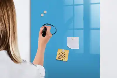 Magnetinė sauso valymo lenta šviesiai mėlyna
