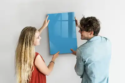 Magnetinė sauso valymo lenta šviesiai mėlyna