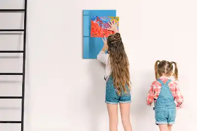 Magnetinė sauso valymo lenta šviesiai mėlyna