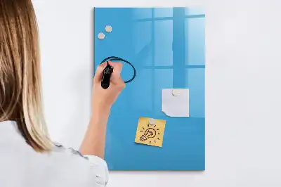 Magnetinė sauso valymo lenta šviesiai mėlyna