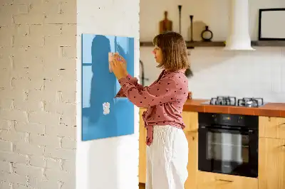 Magnetinė sauso valymo lenta šviesiai mėlyna