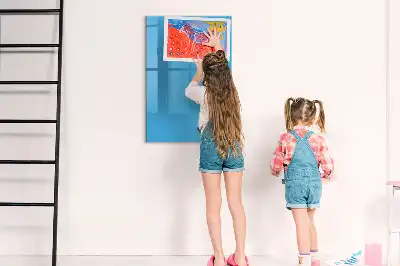 Magnetinė sauso valymo lenta šviesiai mėlyna