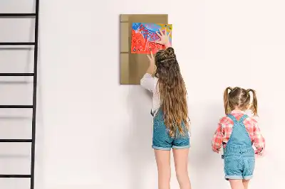 Magnetinė sauso valymo lenta tamsiai smėlinė