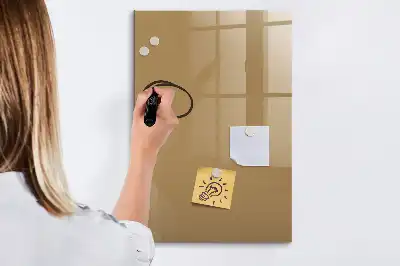Magnetinė sauso valymo lenta tamsiai smėlinė