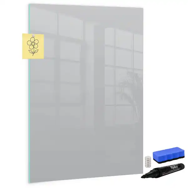 Magnetinė sauso valymo lenta šviesiai pilkos spalvos