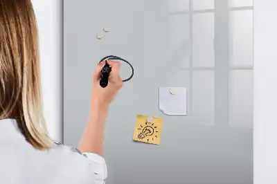Magnetinė sauso valymo lenta šviesiai pilkos spalvos