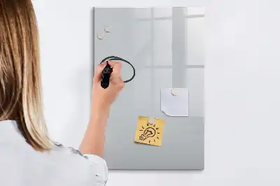 Magnetinė sauso valymo lenta šviesiai pilkos spalvos