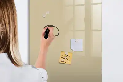 Magnetinė sauso valymo lenta smėlio spalvos