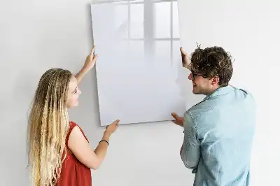Sauso valymo magnetinė lenta nedažyta balta