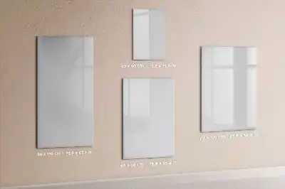 Sauso valymo magnetinė lenta nedažyta balta
