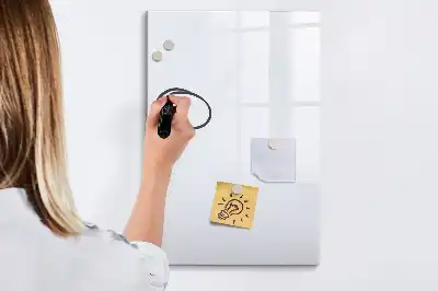 Sauso valymo magnetinė lenta nedažyta balta