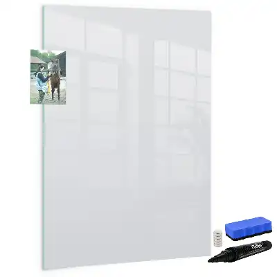 Sauso valymo magnetinė lenta nedažyta balta