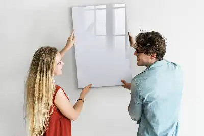 Sauso valymo magnetinė lenta nedažyta balta
