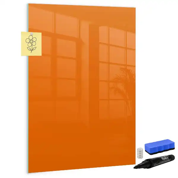 Magnetinė sauso valymo lenta oranžinė