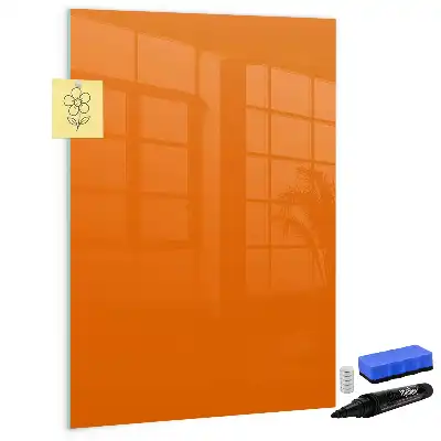 Magnetinė sauso valymo lenta oranžinė