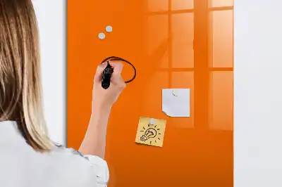 Magnetinė sauso valymo lenta oranžinė