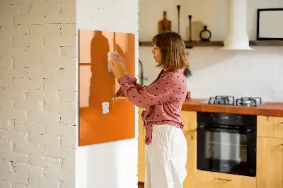 Magnetinė sauso valymo lenta oranžinė
