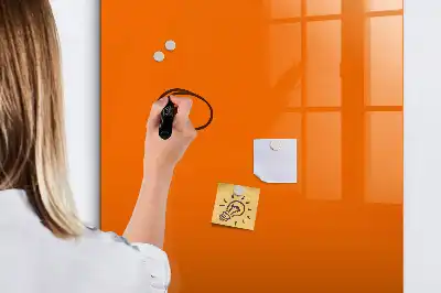 Magnetinė sauso valymo lenta oranžinė