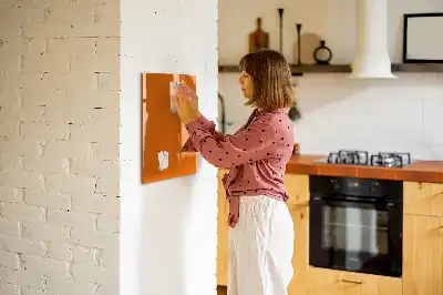 Magnetinė sauso valymo lenta oranžinė